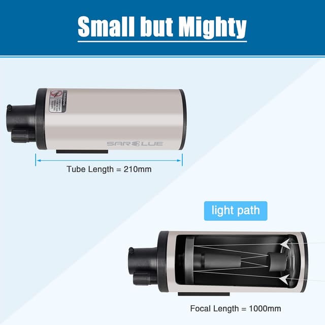 Thumbnail 3 de SARBLUE MAK70 70mm Telescope 1000mm