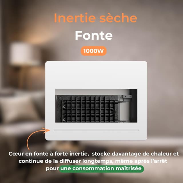 Detalle de Cosyup Eilo radiateur inertie sèche 1000 W