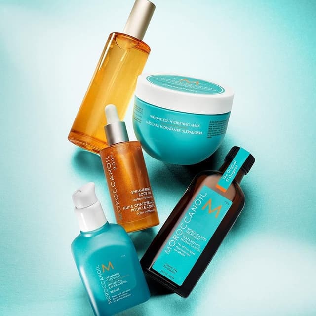 Detalle 2 de Moroccanoil — soin capillaire Moroccanoil, l’essentiel pour des cheveux plus faciles à coiffer