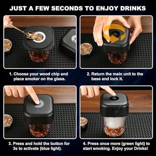 Thumbnail 4 de Kit fumoir cocktail électrique 6 copeaux ⚙