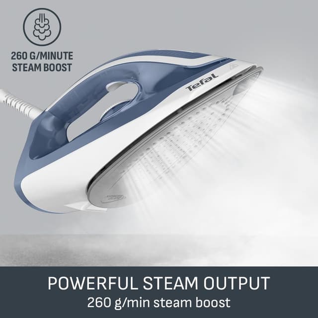 Detalle de Tefal Express Essential Steam Generator Iron (SV6132G0) with Eco setting and calc-rinsing system