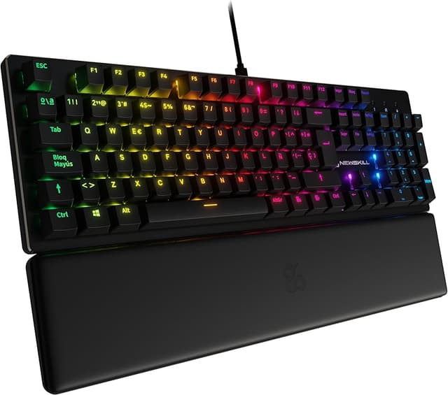 Detalle 2 de NEWSKILL Serike V2 TKL Teclado mecánico RGB con switches hot-swap