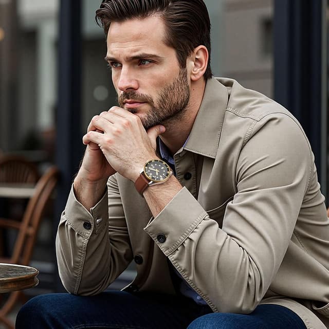 Thumbnail 5 de Fullmosa Correa de Reloj 18–22 mm cuero liberación rápida