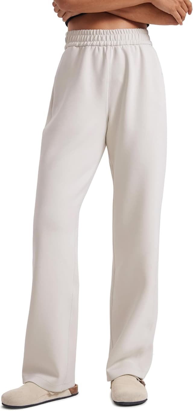 Detalle de CRZ YOGA SoftAura pantaloni donna casual a gamba dritta con tasche