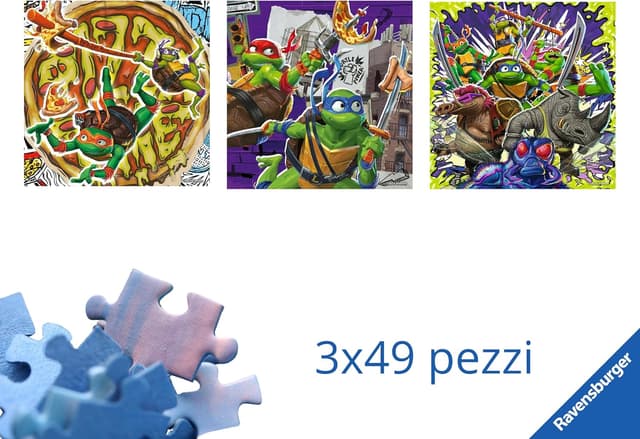 Detalle de Ravensburger Puzzles Tartarughe Ninja 49 pezzi đź§©