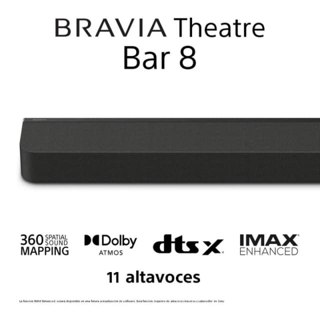 Thumbnail 1 de Sony BRAVIA Theatre BAR 8 barra de sonido