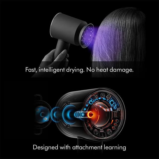 Detalle de Dyson Supersonic Nural™ Hair Dryer for healthier-looking hair and scalp care