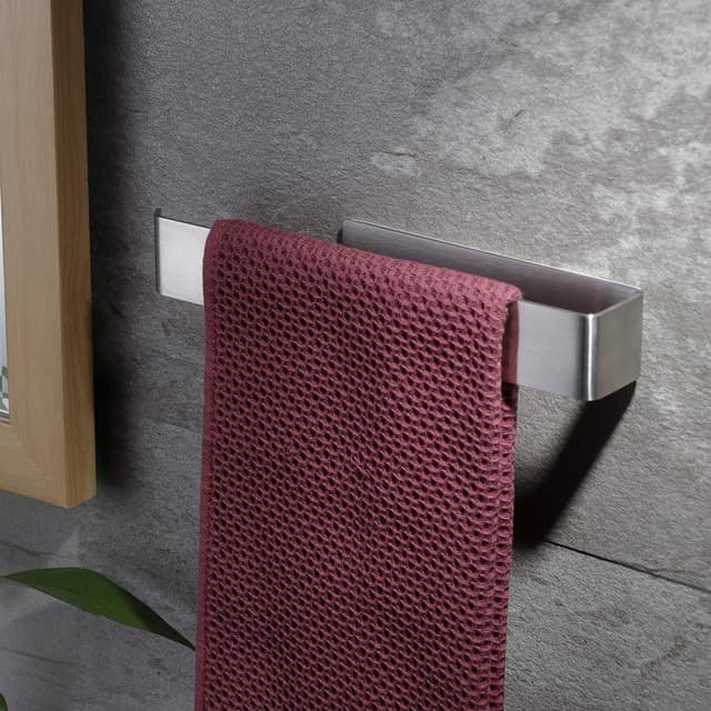 Detalle de RUICER 26cm Toallero adhesivo de acero inoxidable