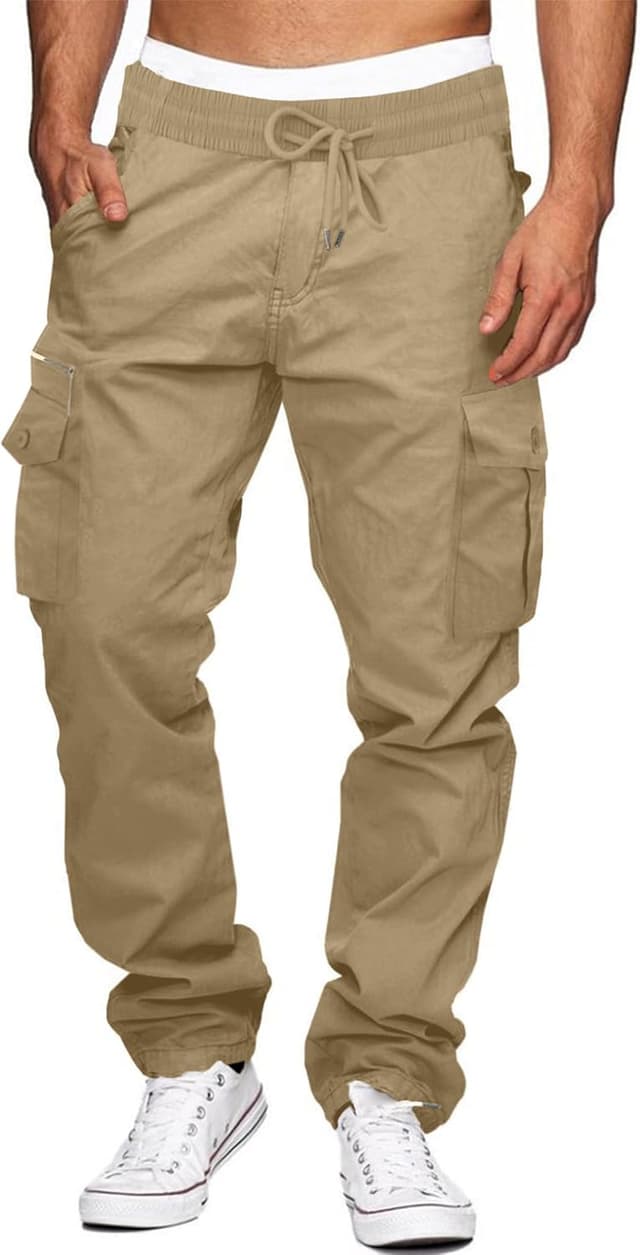 Detalle de Elegancity Cargohose Herren Baumwolle