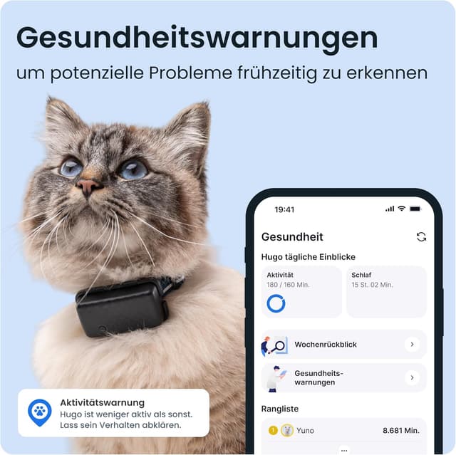 Thumbnail 2 de Tractive Mini Katzen GPS Tracker 25 g