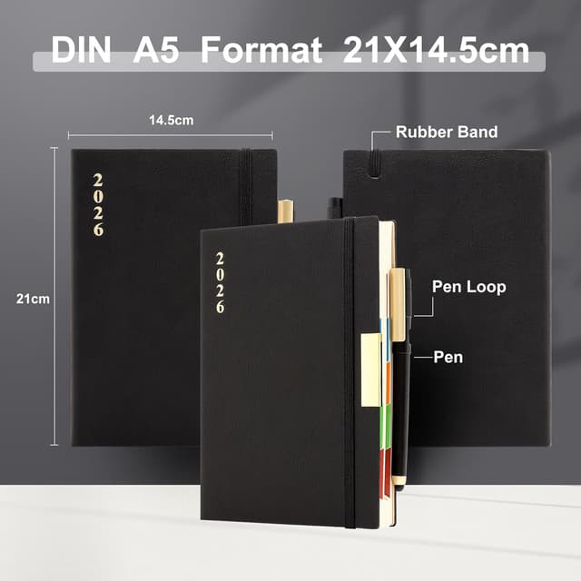 Thumbnail 6 de 2026 Diary A5 Page a Day