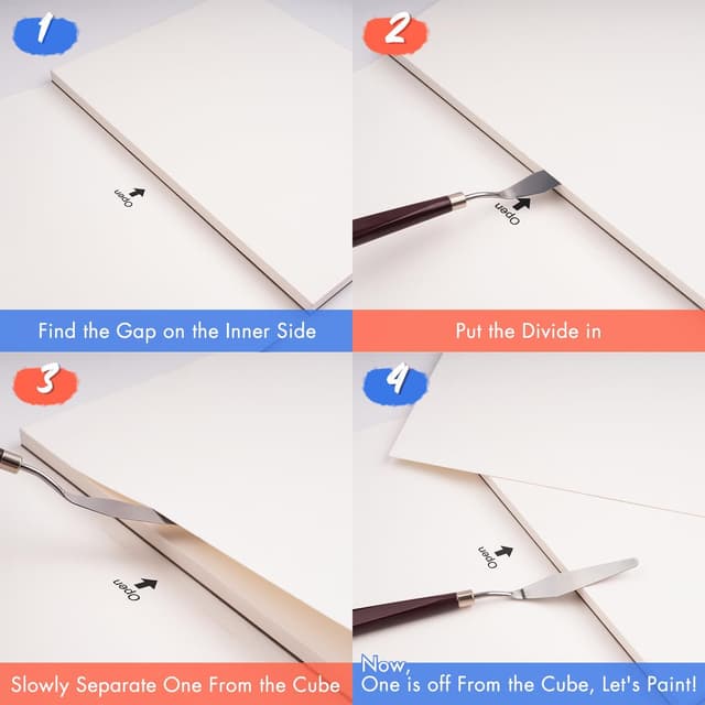 Detalle 2 de Fuumuui Watercolor Paper Block (9x12 Inch) — 100% Cotton, Cold-Pressed, 22 Sheets (140 lb / 300gsm)