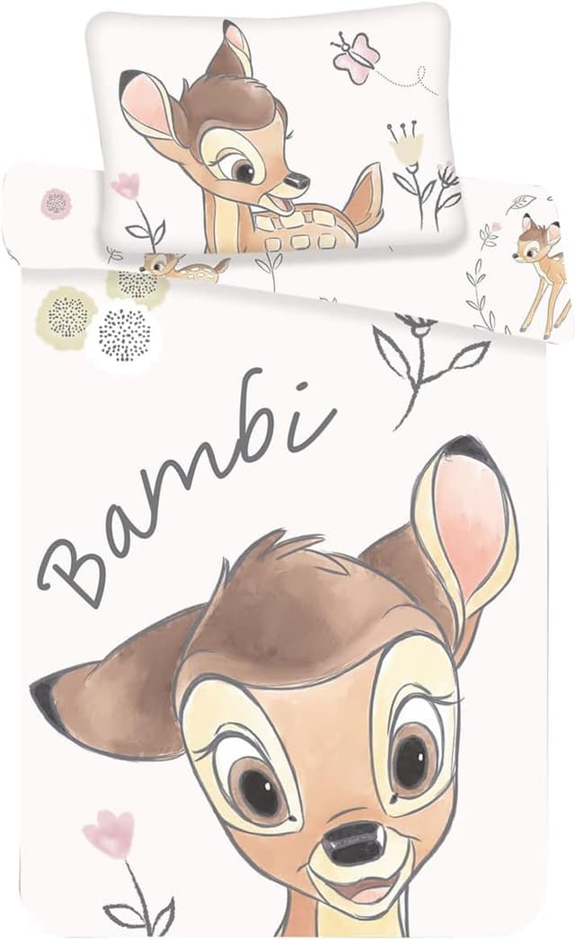 Detalle de Parure de lit bébé Bambi 100x135 coton