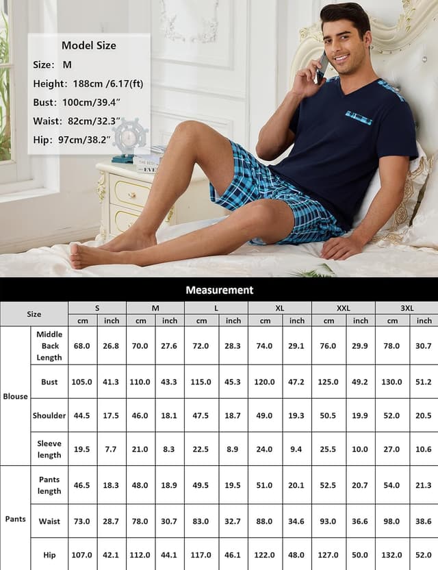 Thumbnail 5 de Pyjama homme coton d’été 95% confort