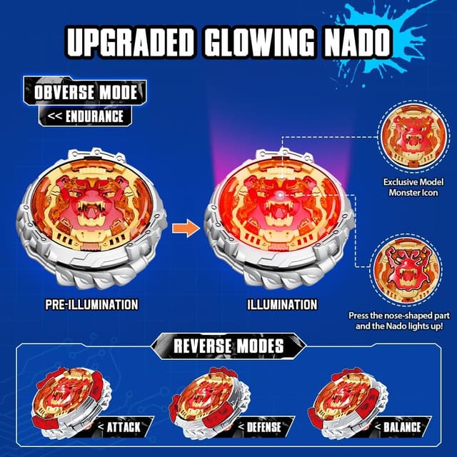 Thumbnail 6 de Infinity NADO Peonza Battle Arena Set 2 piezas