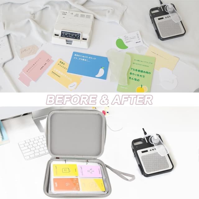 Detalle de EliphonTowne Yoto card holder 80 pocket case