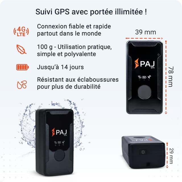 Thumbnail 5 de PAJ Easy Finder 4G traceur GPS 14 jours