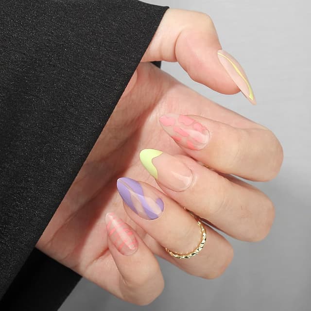 Detalle 2 de Anglicolor Unghie Nude Finto 30 pezzi