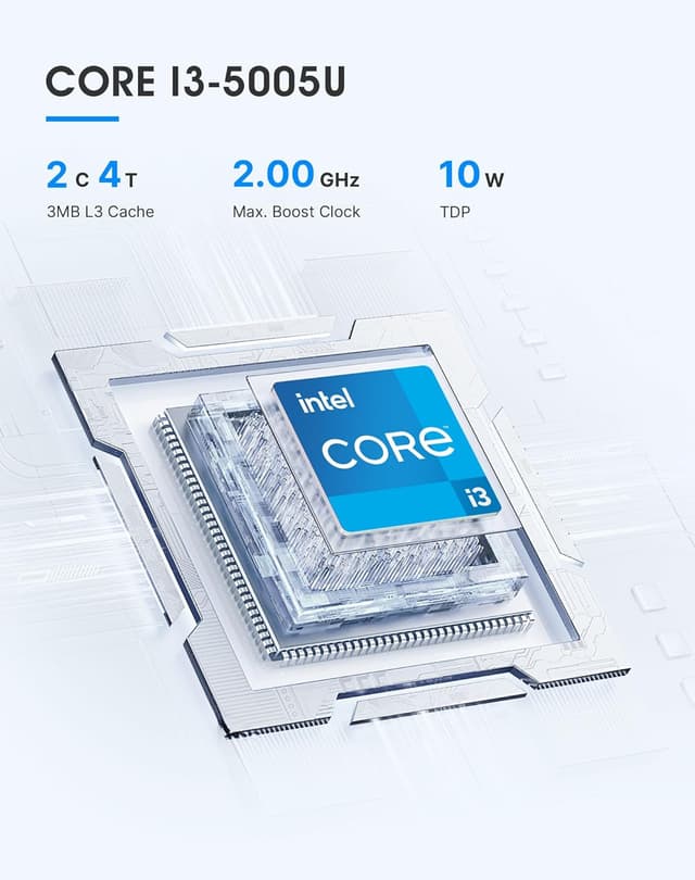 Detalle de origimagic C3 Mini PC i3 5005U, 8GB