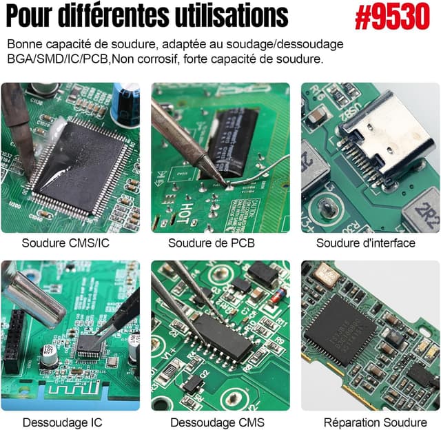 Thumbnail 3 de BEEYUIHF Flux pâte à souder sans plomb 46 g