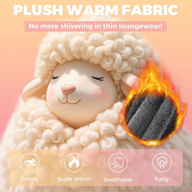 Detalle 2 de PJGGZ Full-Length Men’s Plush Bathrobe 1XL