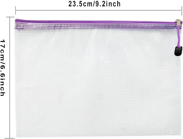 Detalle 2 de Plastic Wallets A5 24-Piece Set