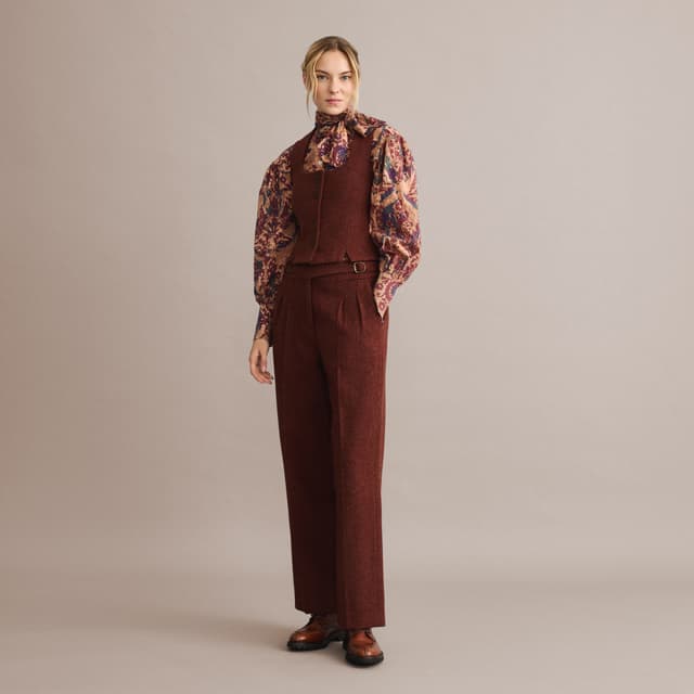 Thumbnail 2 de Verhunt Chaleco corto tweed básico