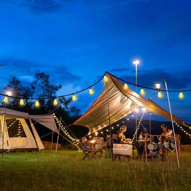 Thumbnail 2 de smareal 200FT Outdoor String Lights 200ft LED Patio