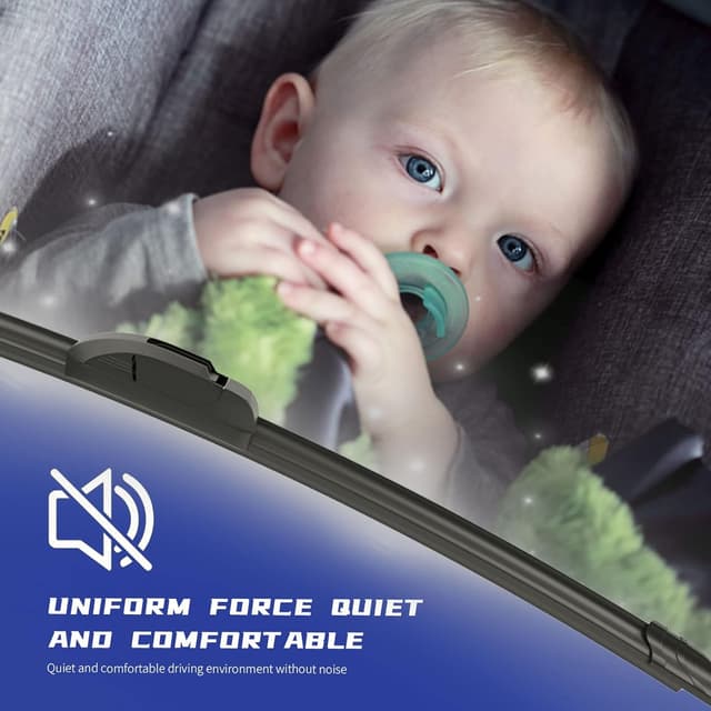 Detalle de EMITHSUN Windshield Wiper Blades Replacement Kit for 2005–2025 Honda Odyssey (Front/Rear Set of 3)