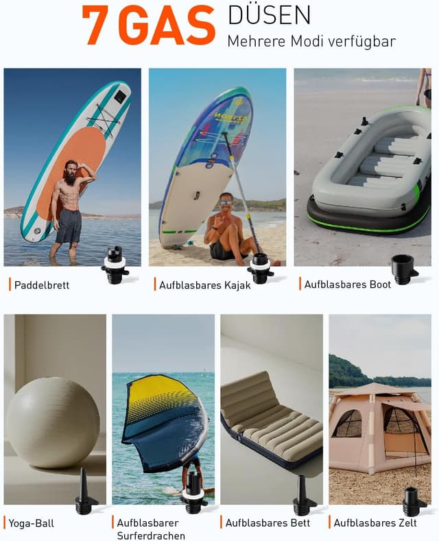 Thumbnail 6 de GICLE SUP Pumpe Akku 22 PSI elektrisch