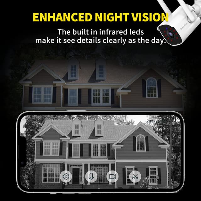 Thumbnail 2 de Septekon P30i 2K Outdoor Security Camera