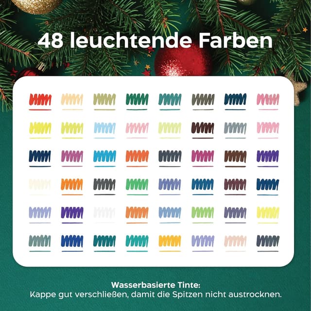 Detalle 2 de Zenacolor Acrylstifte 48er Set wasserfest