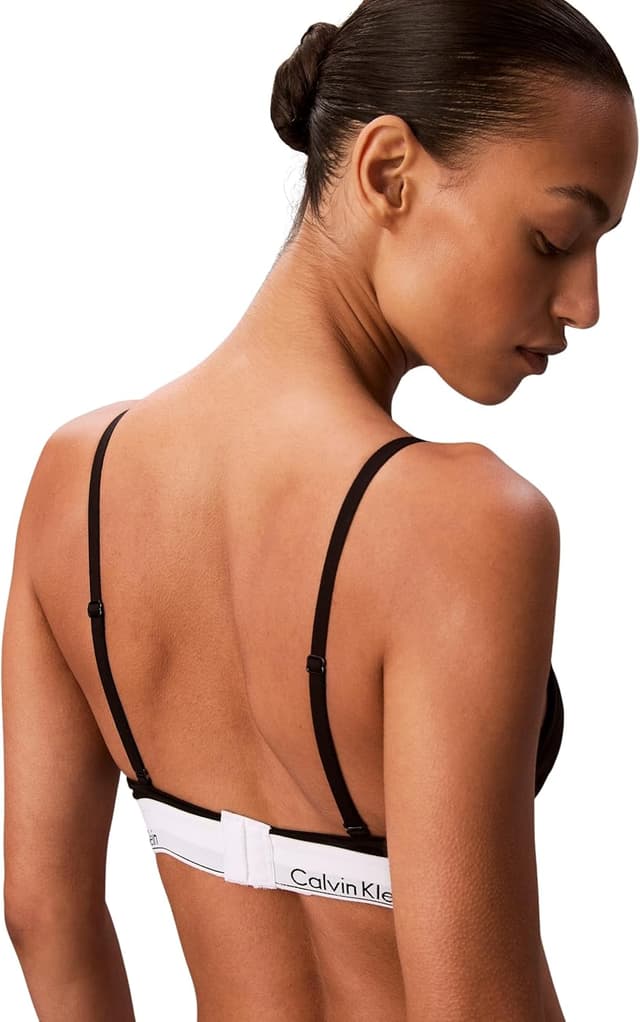 Detalle 2 de Calvin Klein Women’s Lightly Lined Plunge Triangle Bralette