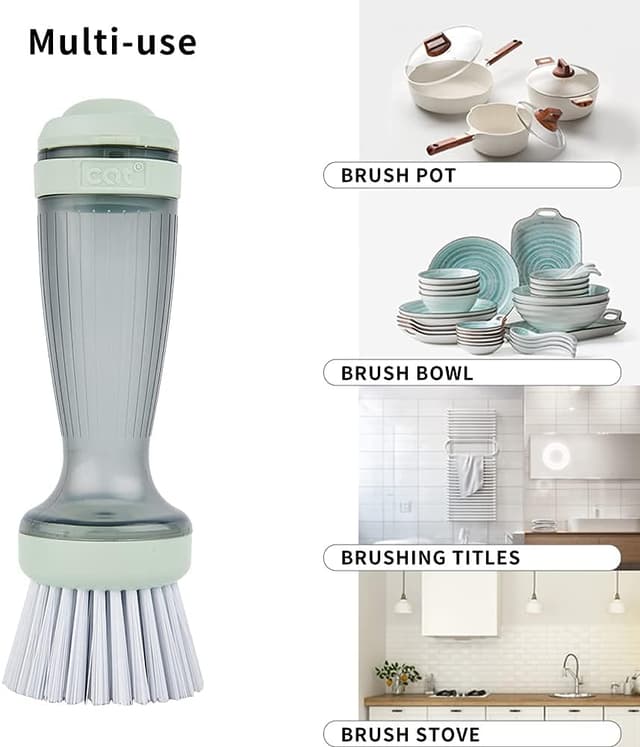 Thumbnail 3 de CQT Dish Brush with Soap Dispenser