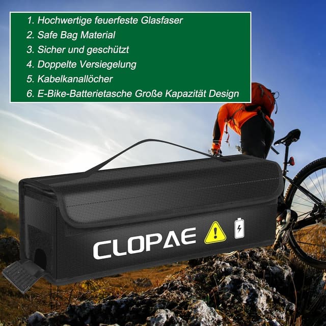 Thumbnail 6 de CLOPAE E-Bike Akku-Tasche 800 °C
