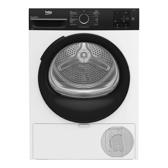Detalle de Beko BM3T37230W secadora bomba calor 7 kg