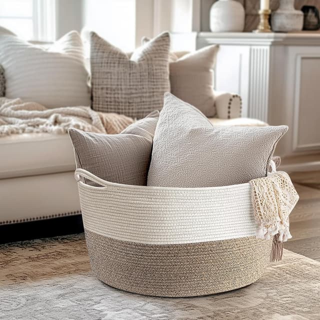 Detalle 2 de Maliton Storage Basket 68L foldable laundry basket