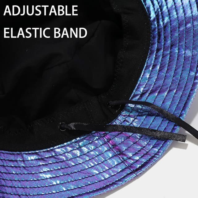 Thumbnail 4 de CWENDANER Glänzender Metallischer Fischerhut 58 cm