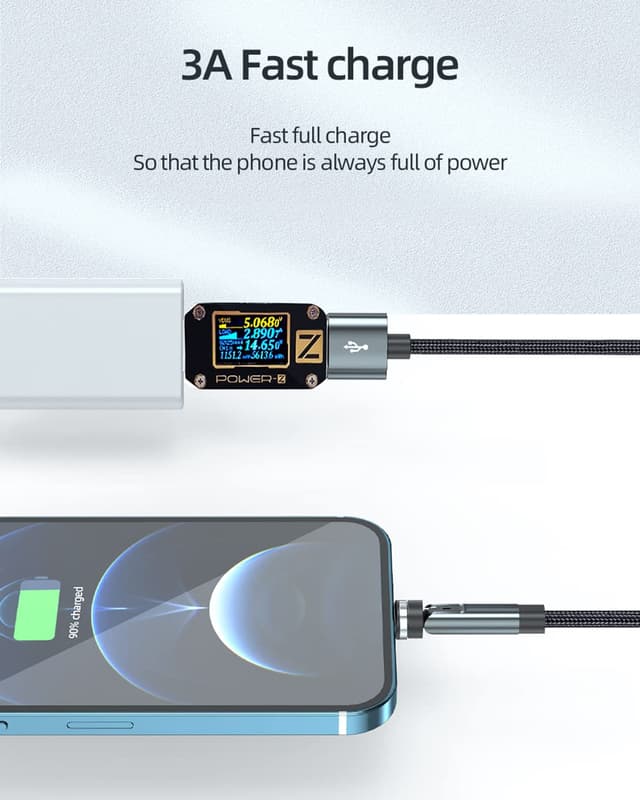 Detalle 2 de Kuulaa Magnetisches Ladekabel 7-Pin 2M