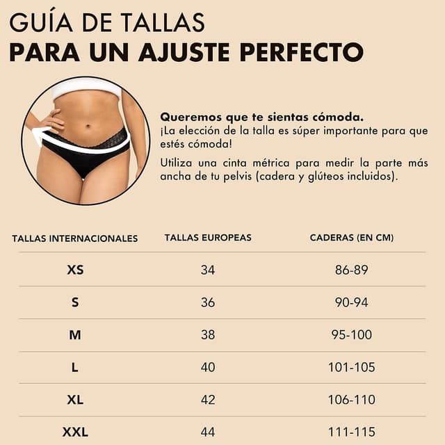 Thumbnail 3 de Bragas Menstruales Negras 12 horas