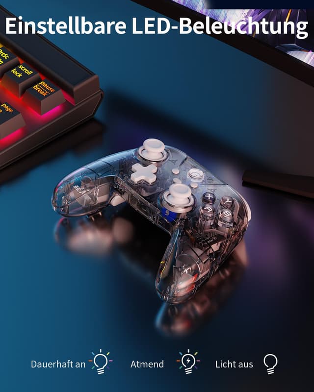 Thumbnail 3 de PC Controller Wireless mit Hall-Effekt Joystick