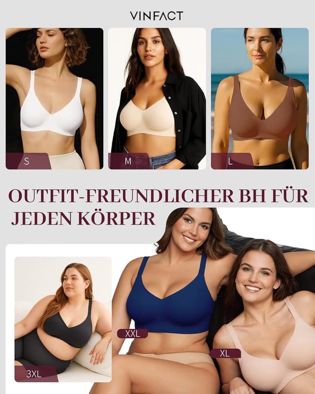 Thumbnail 5 de Vinfact Nahtloser BH 55% Nylon