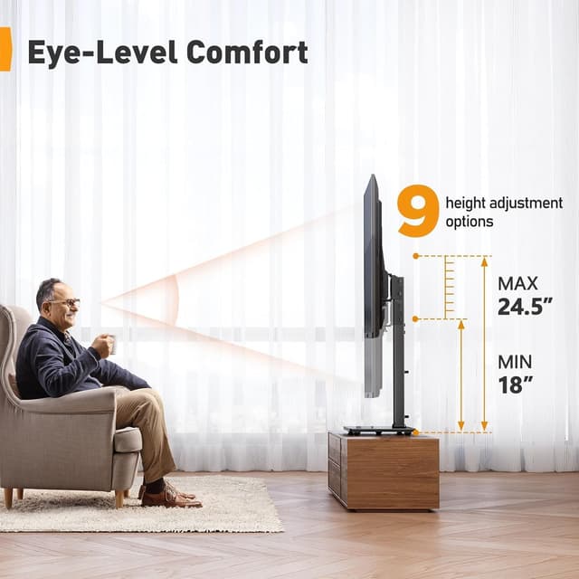 Thumbnail 6 de Perlegear PGTVS26 Swivel TV Stand 88 lbs