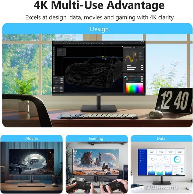 Detalle 2 de Z-Edge 27 Inch 4K UHD IPS Monitor