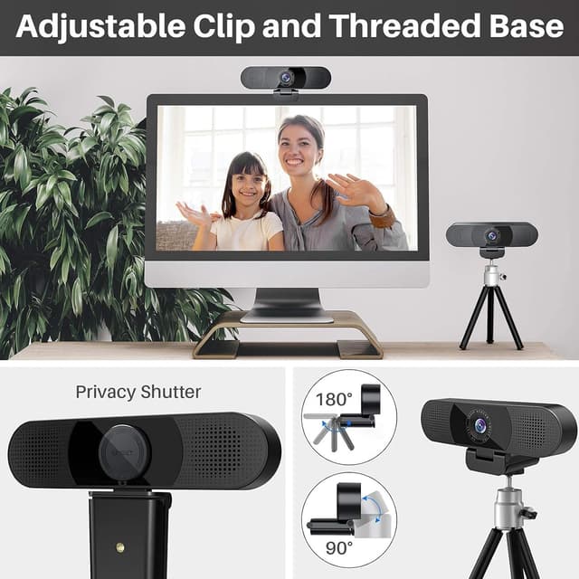 Thumbnail 6 de EMEET C980 Pro 3-in-1 1080P Webcam (Wide Angle) with Microphone and Speaker