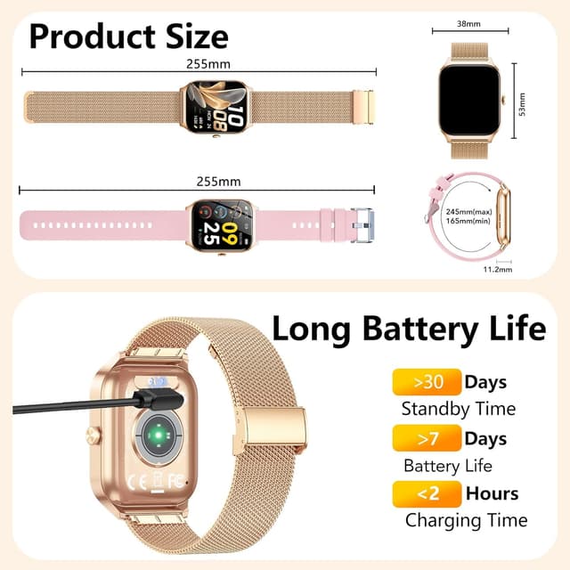 Thumbnail 6 de Smart Watch for Women 1.85" Fitness Tracker