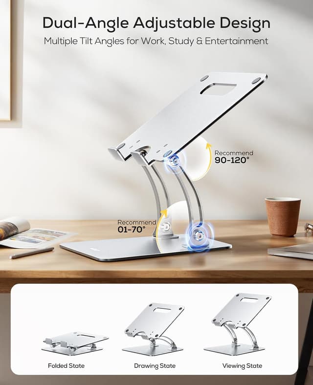 Detalle de Nulaxy Laptop Stand 10-17in