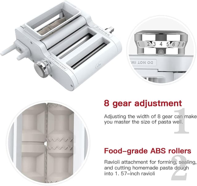 Thumbnail 3 de ANTREE 3-IN-1 Pasta Attachment for KitchenAid 🍝