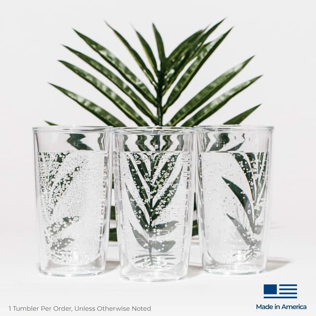 Detalle de Tervis Kelly Ventura Crystal True Blue Collection Double-Wall Insulated Tumbler (16 oz) — Set of 4