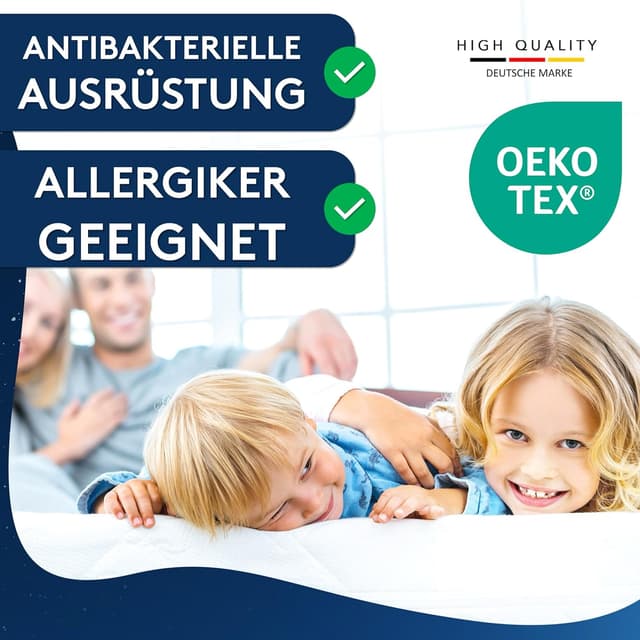 Detalle 2 de LILENO HOME Ganzjahres-Bettdecke 135x200 cm (2er Set) – kochfest bis 95 °C, allergikergeeignet